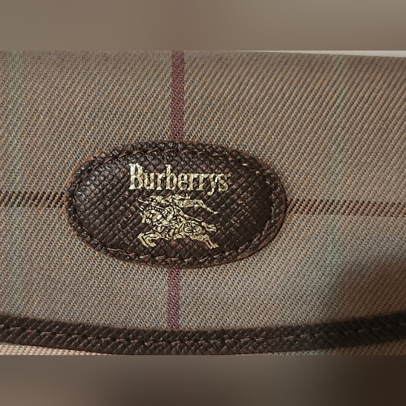 BURBERRYS Nova Check Plaid Print Bifold Canvas Wallet VINTAGE EUC - Picture 11 of 15